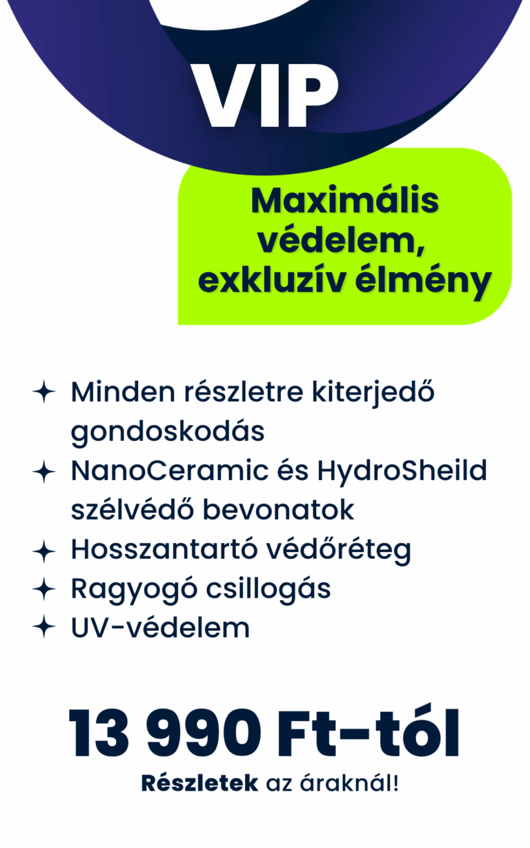 GloGo VIP csomag – maximális autóvédelem, exkluzív élmény és prémium szolgáltatás